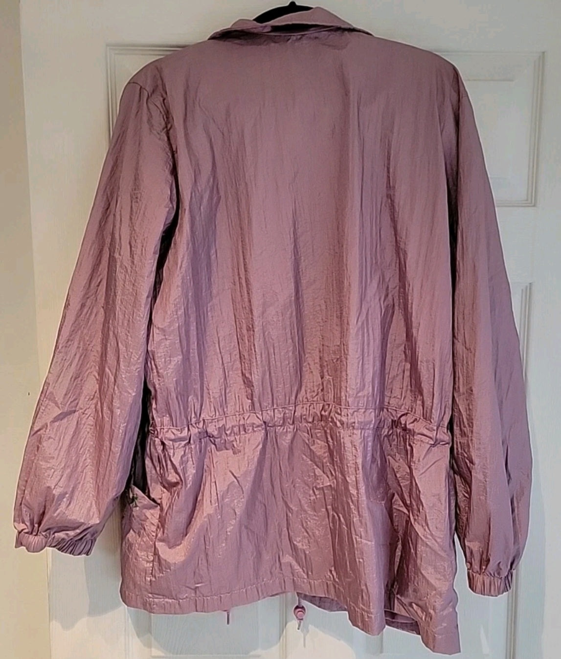 Windbreaker Floral Embroidery Lined Jacket Blair Size L Please Read Description