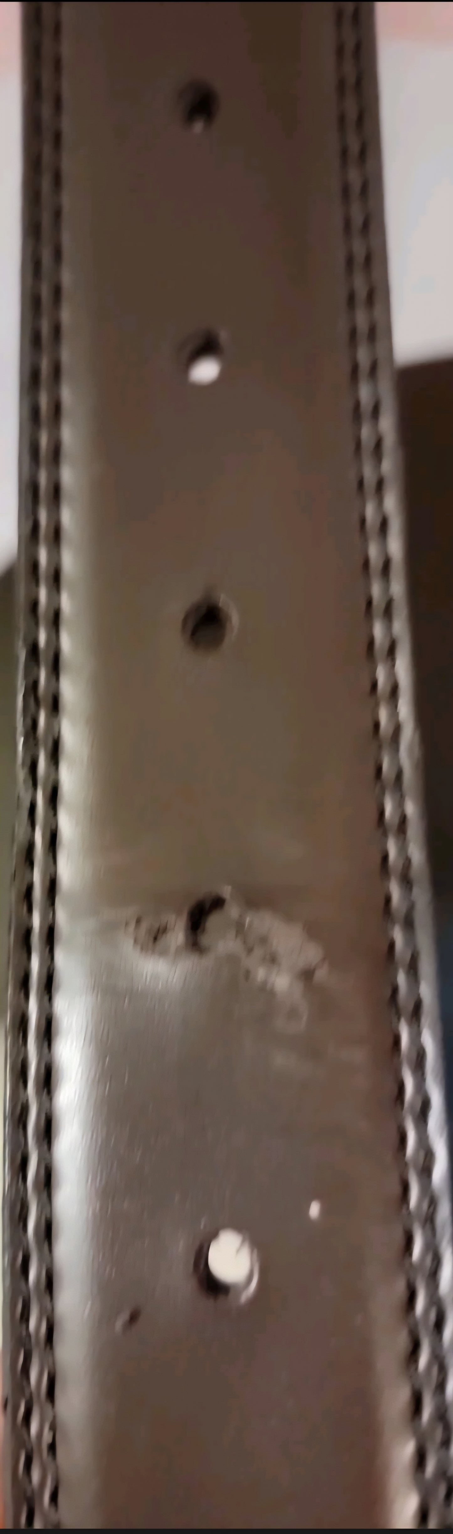 Izod Men's Genuine Leather Belt Size 40 Brown