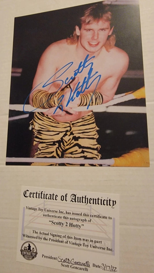 Scotty 2 Hotty Yellow Pants Autographed Photo with COA