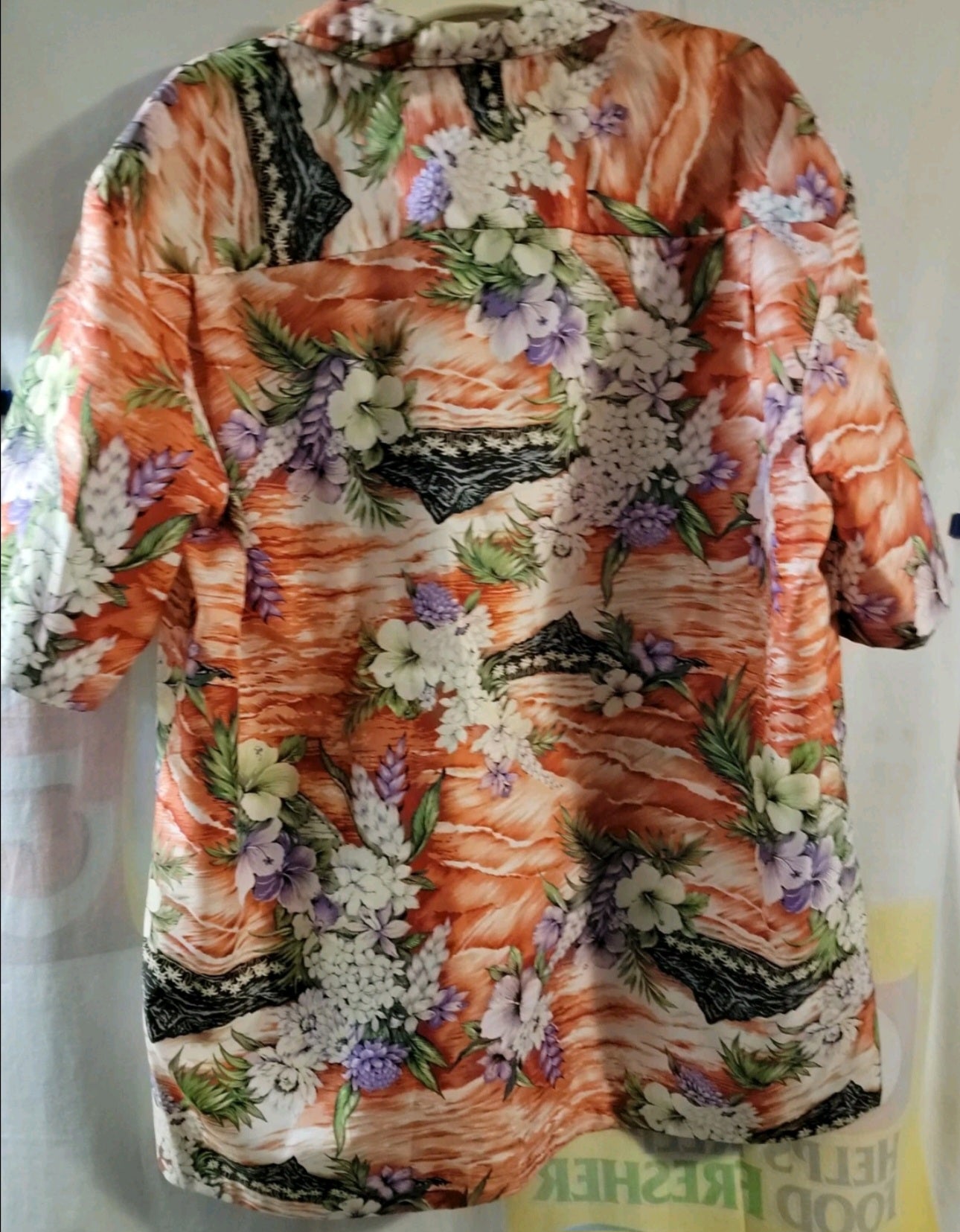 Royal Creations Floral Hibiscus Hawaiian Colorful Shirt Size XL
