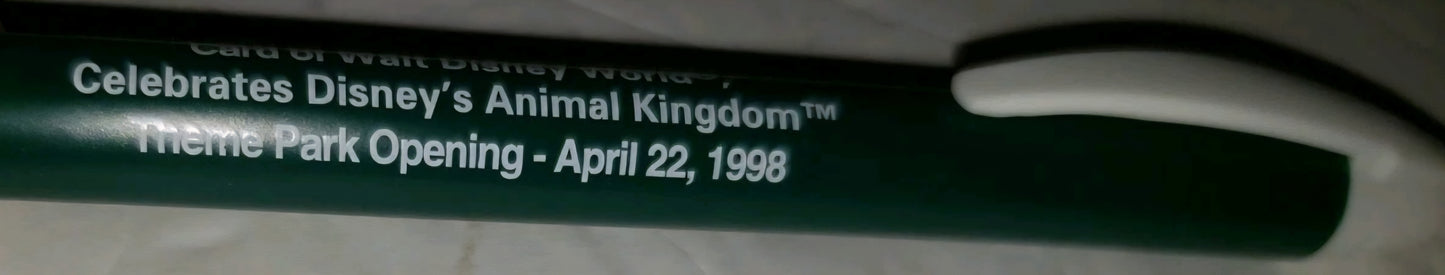 Disney's Animal Kingdom Grand Opening Fanny Pack And Inkpen