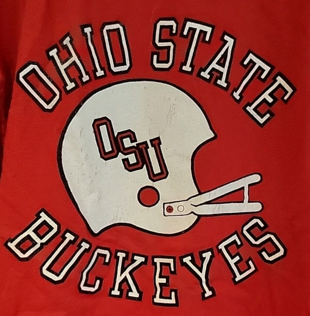 Ohio State Buckeyes Single Stitch Shirt USA Vintage 70s/80s Please Read Desc