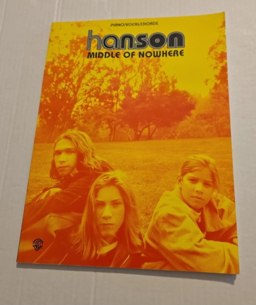 Hanson Middle Of Nowhere Guitar/Vocal/Chords Book- Missing Pullout Poster