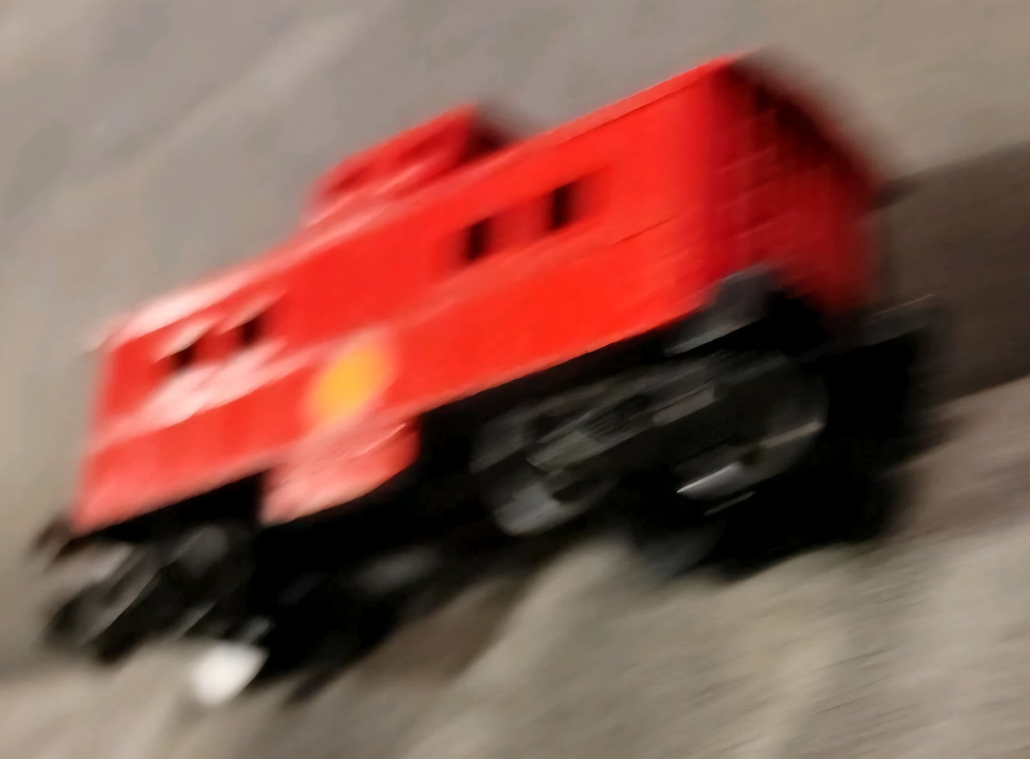 Shell Oil Promo Fletcher Barnhart & White  Diecast Train Red Caboose