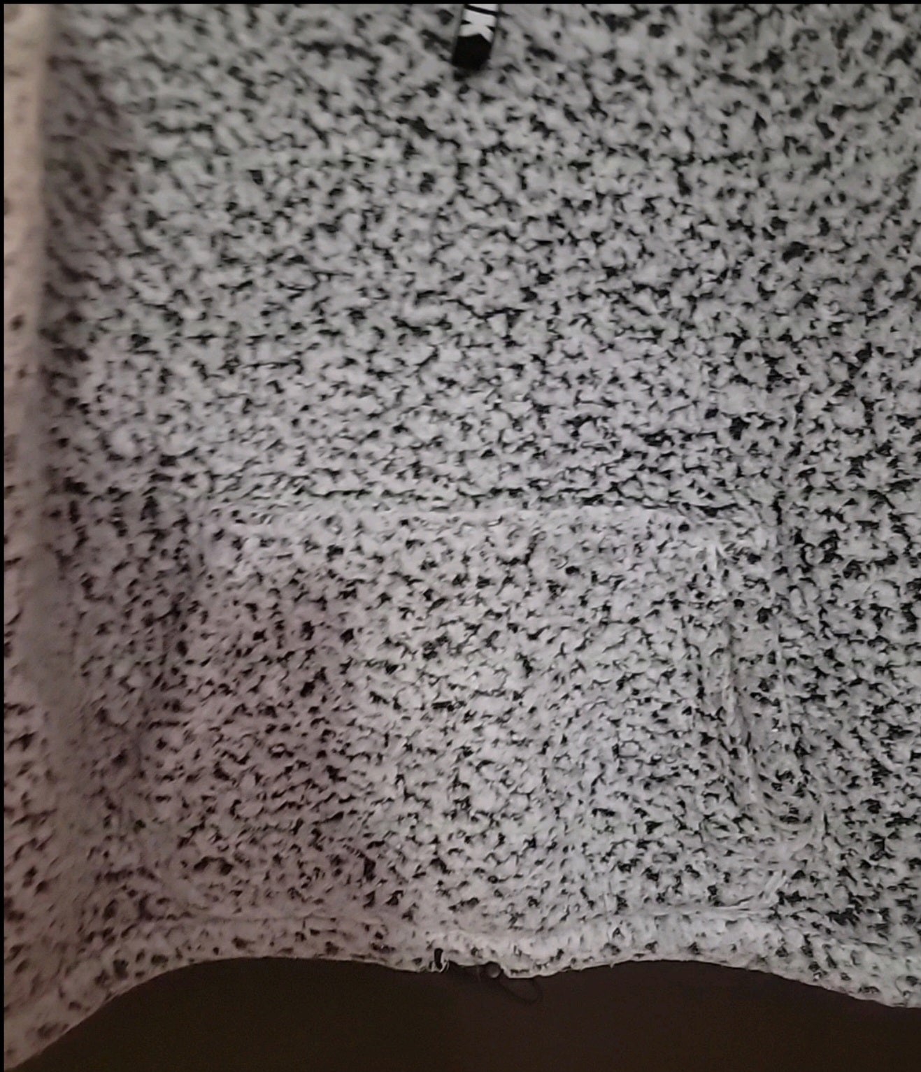 Pink by Victoria's Secret Gray Sherpa Jacket 1/4 Zip Women's Size Medium