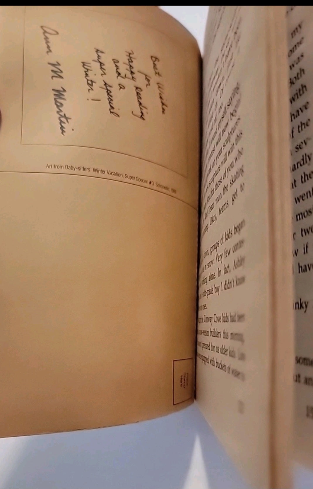 The Baby-Sitters Club Super Special Book # 3 Baby-sitters Winter Vacation