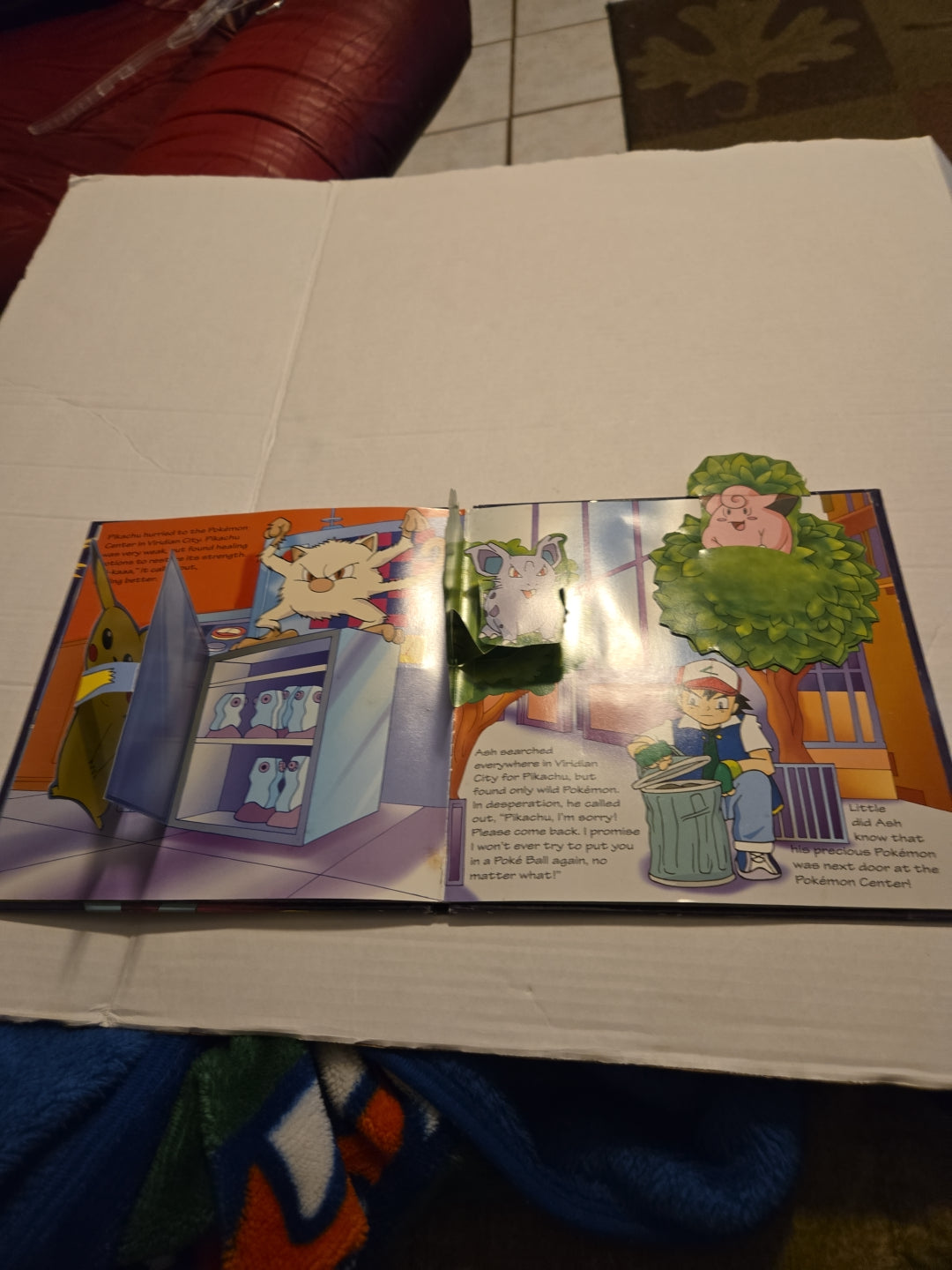 Pokemon Where Are You, Pikachu? Vintage Pop-Up Book