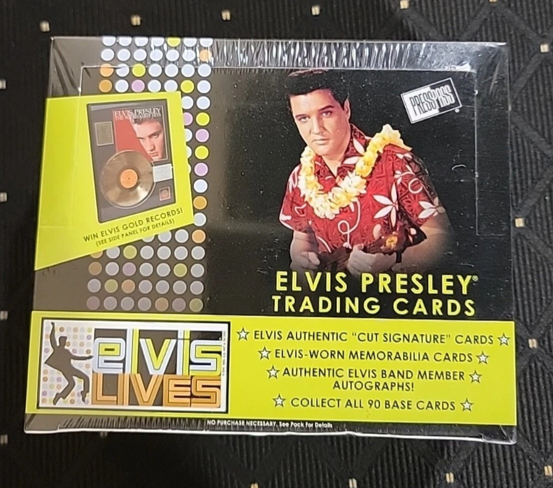 Elvis Presley Lives 24 Pack Trading Cards Box Factory Sealed Press Pass 2006