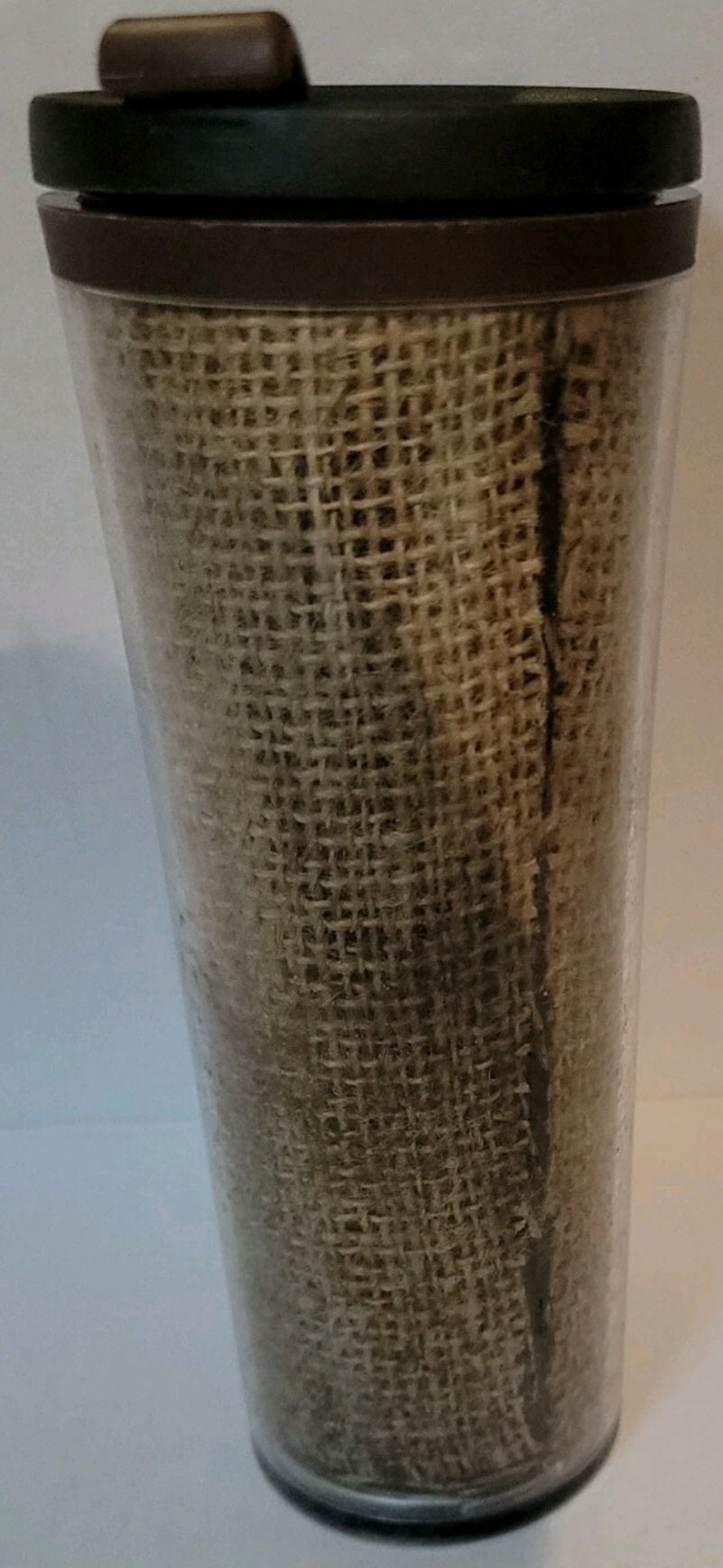 Starbucks Burlap Travel Tumbler