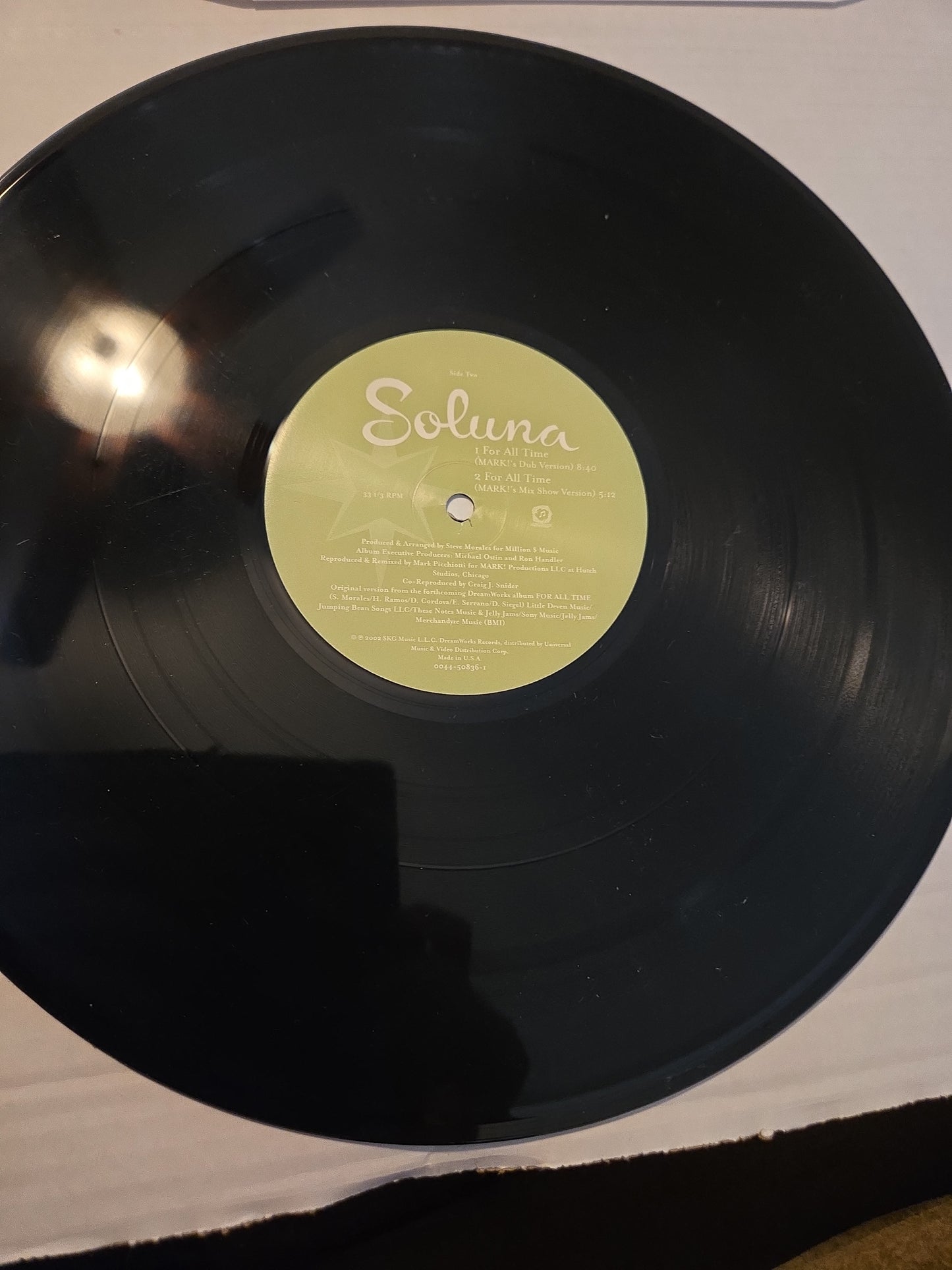 Soluna For All Time 12" Near Mint Vinyl