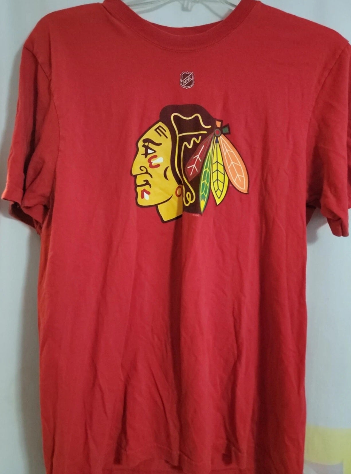 Reebok NHL Chicago Blackhawks Jonathan Toews Hockey Shirt Mens Size XL