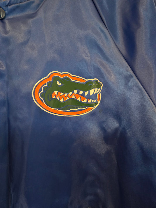 Vintage University of Florida Gators Bridgeport Satin Jacket Size Large