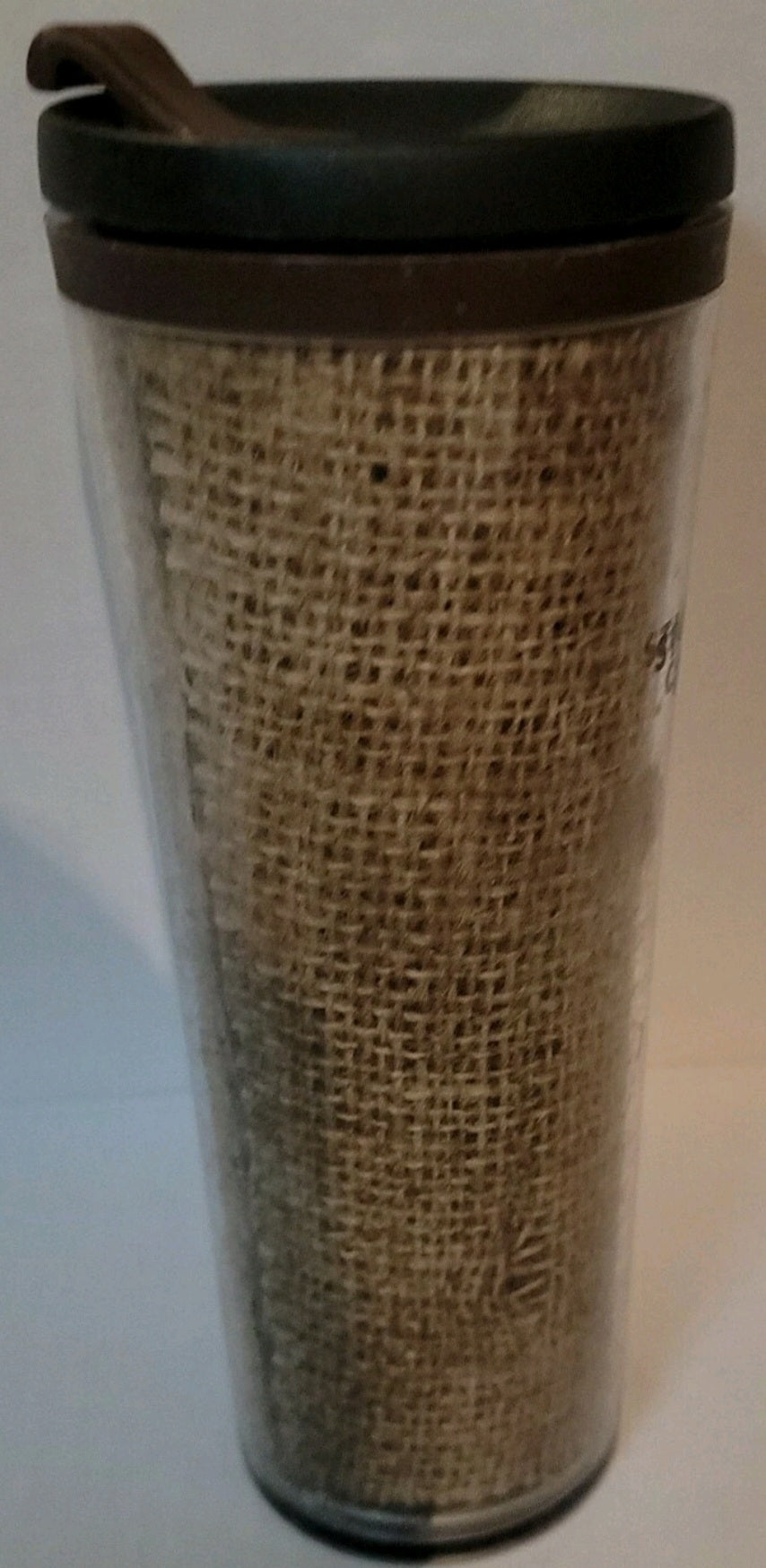 Starbucks Burlap Travel Tumbler