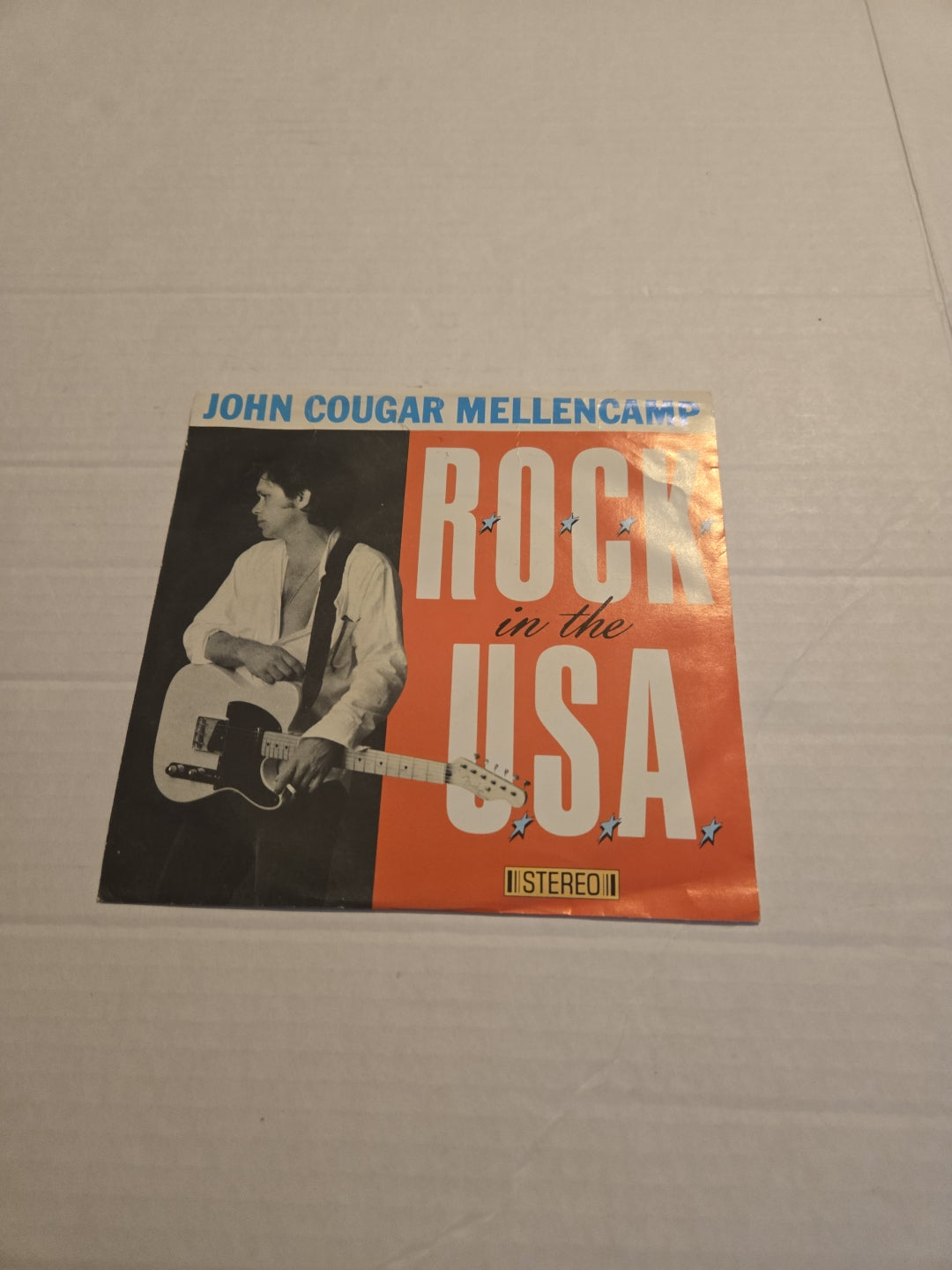 John Cougar Mellencamp ROCK In The USA 45 RPM Vinyl Record
