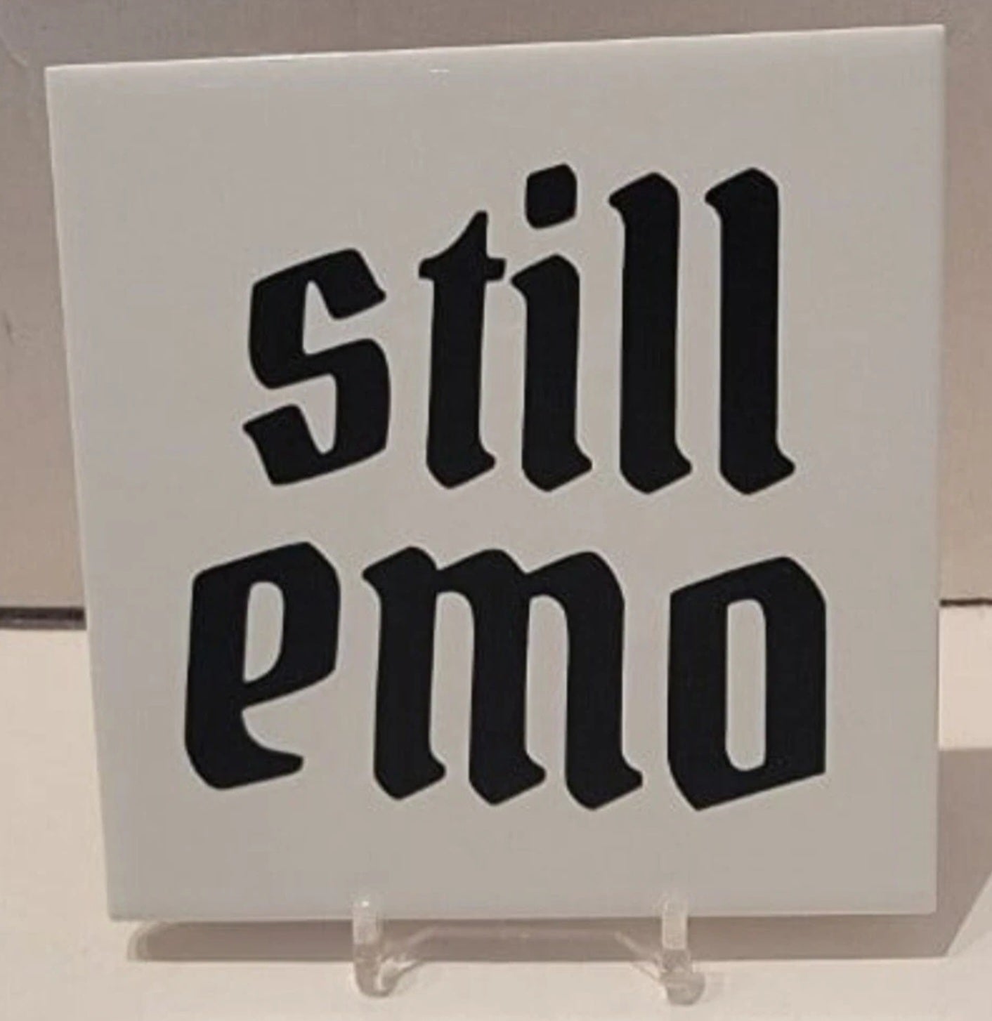 Still Emo Ceramic Tile Coaster