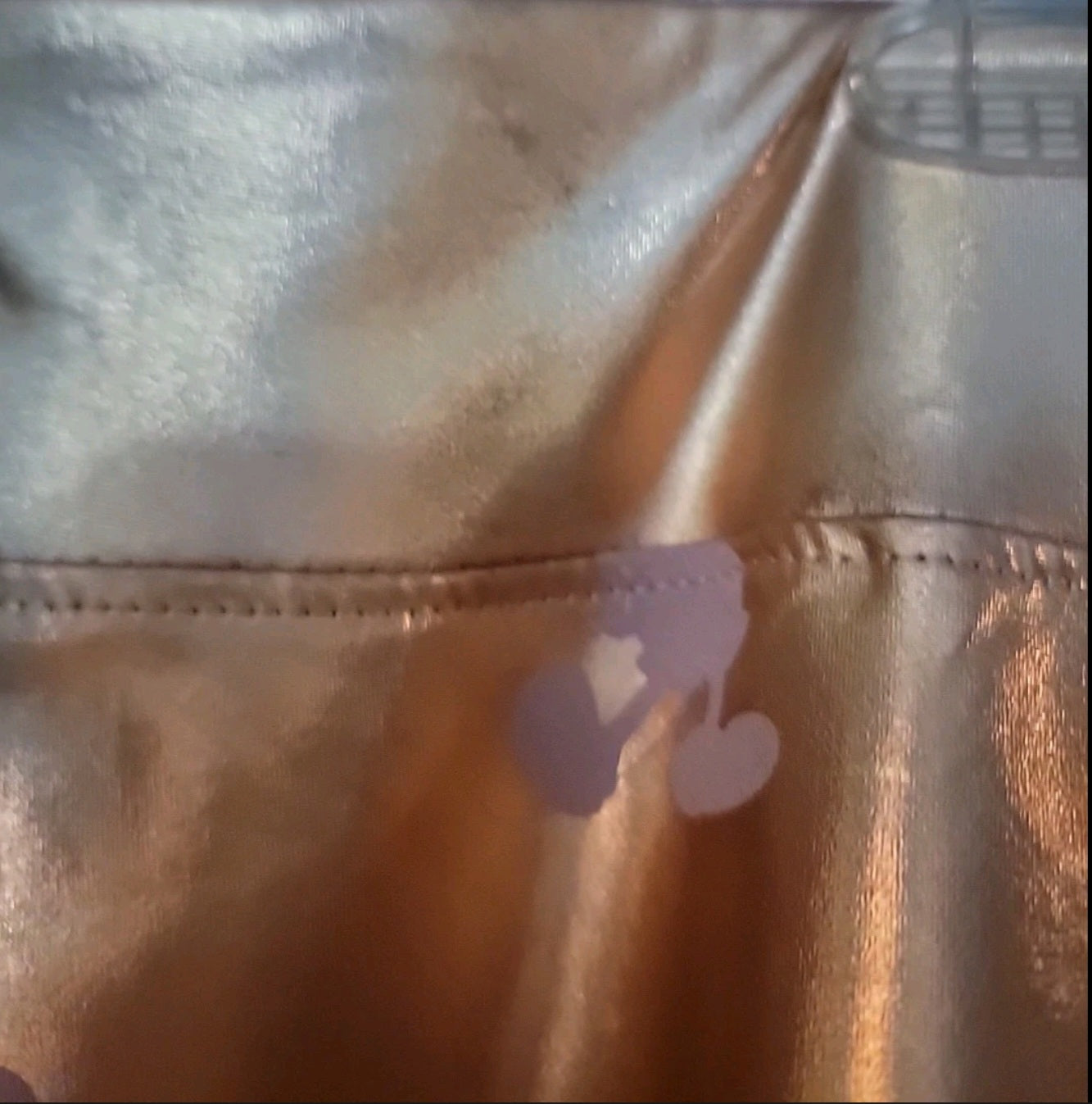 Disney Metallic Rose Gold Mickey Mouse Leggings Size 2XL- PLEASE READ DESC