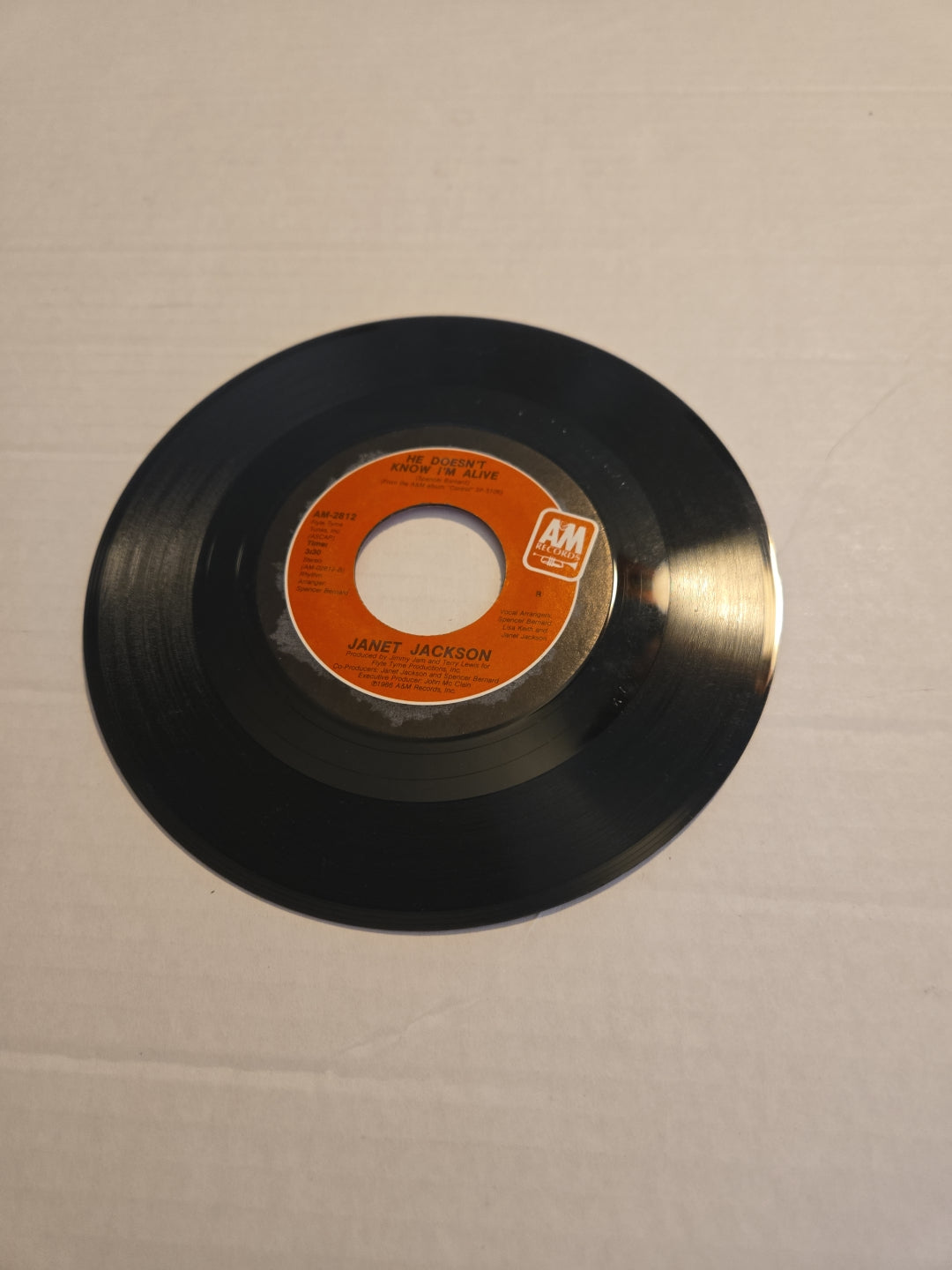 Janet Jackson What Have You Done For Me Lately 45 RPM Vinyl Record