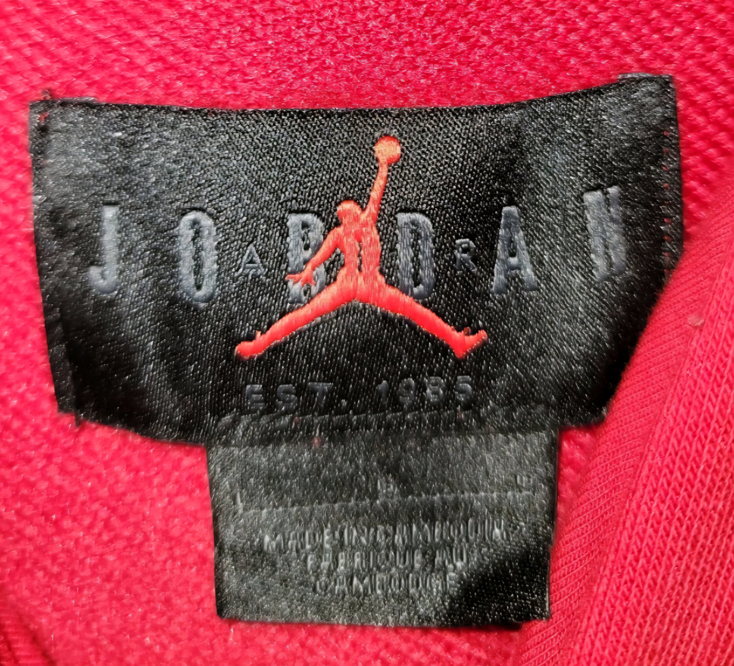 Nike Air Jordan Jumpman Dri Fit Red Pullover Hoodie Mens Size Large