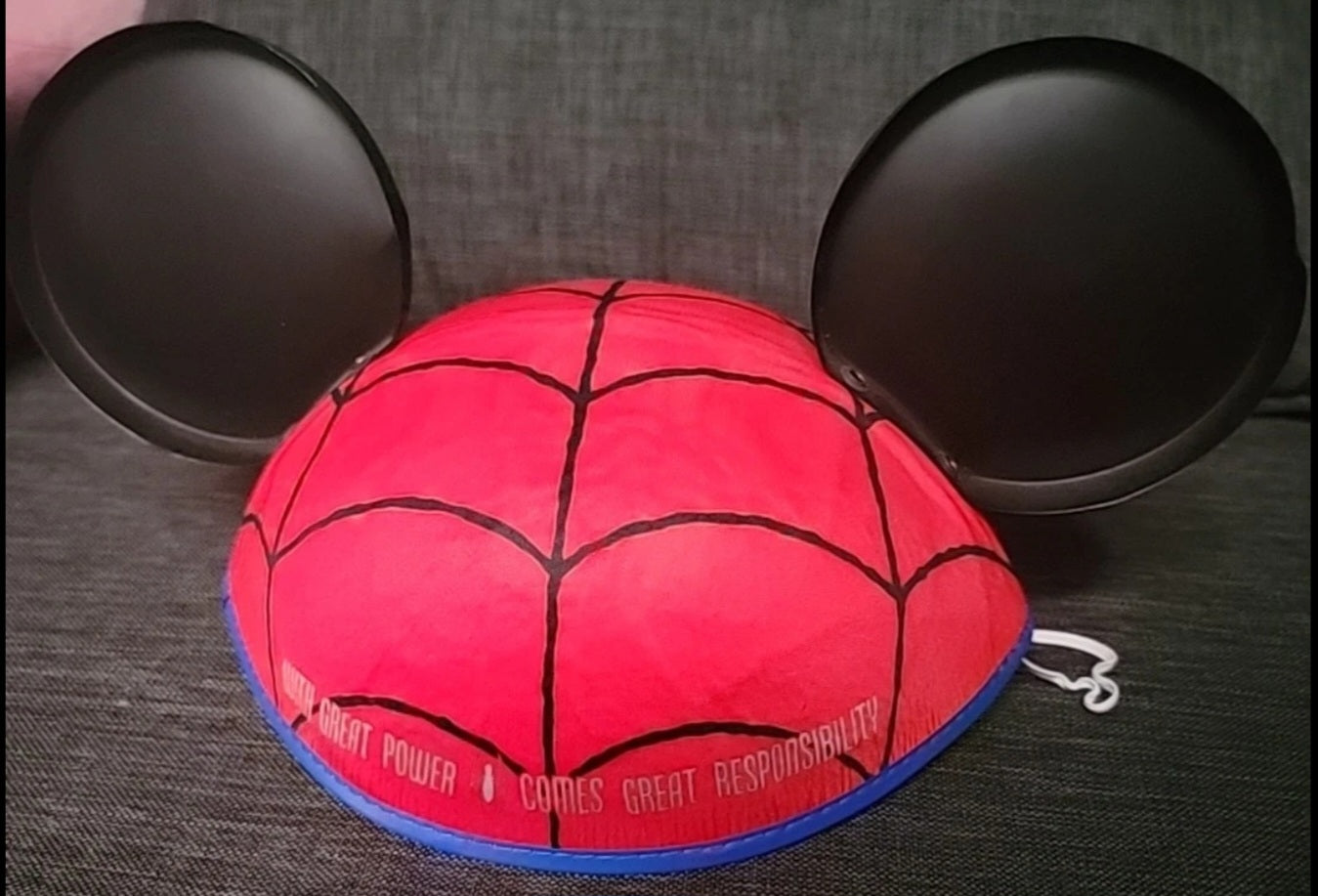 Disney World Marvel Spiderman Mickey Mouse Ears Hat