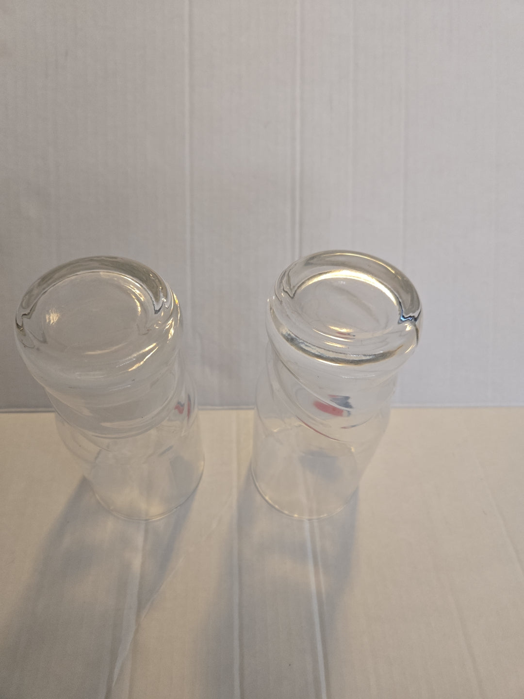 Vintage Pepsi Set of 2 Swirl Base 16 Oz Glasses