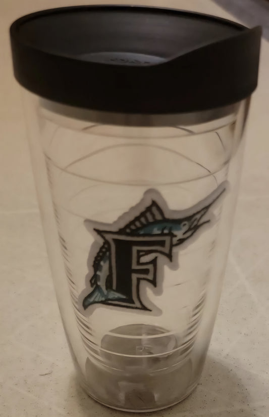 Miami Florida Marlin Patch MLB Tervis Tumbler