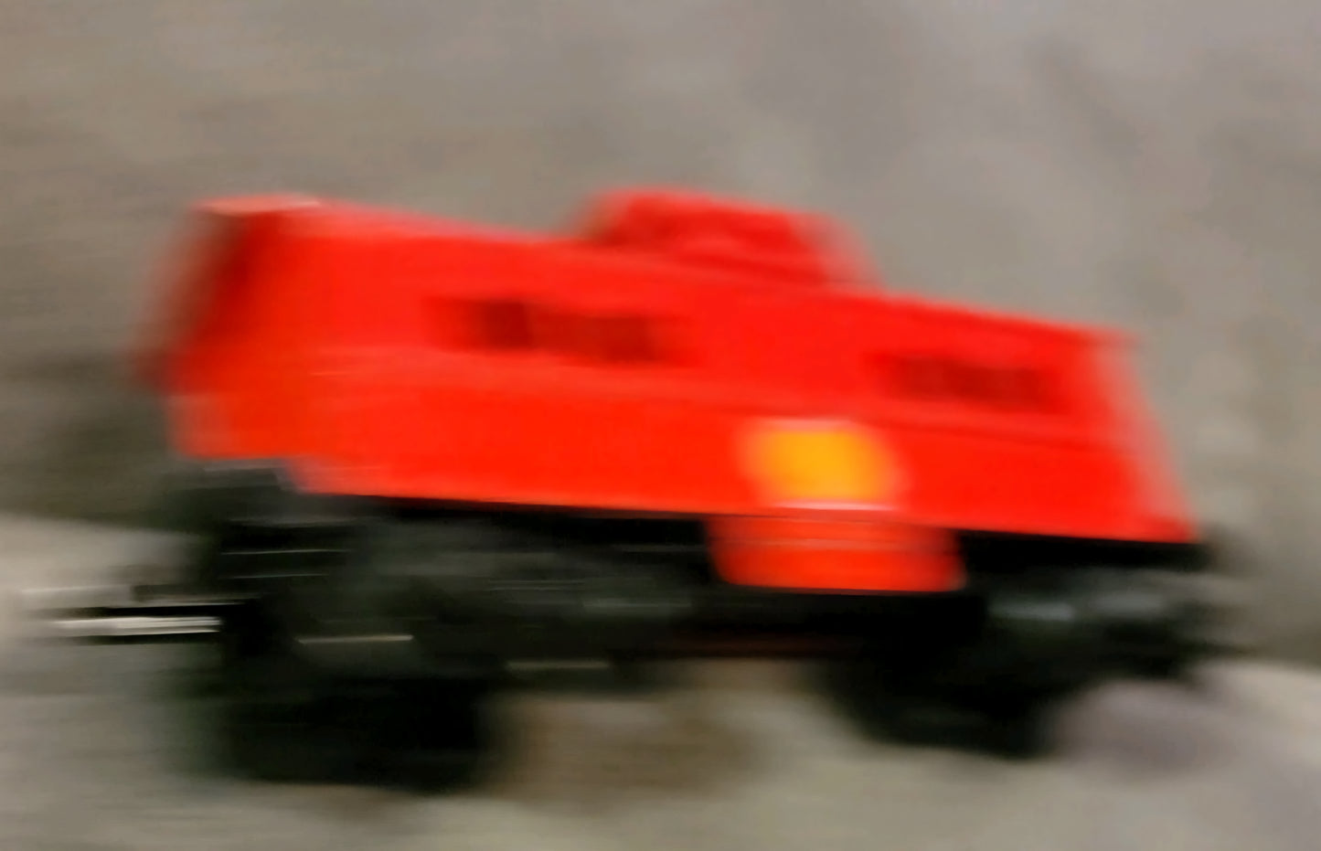 Shell Oil Promo Fletcher Barnhart & White  Diecast Train Red Caboose