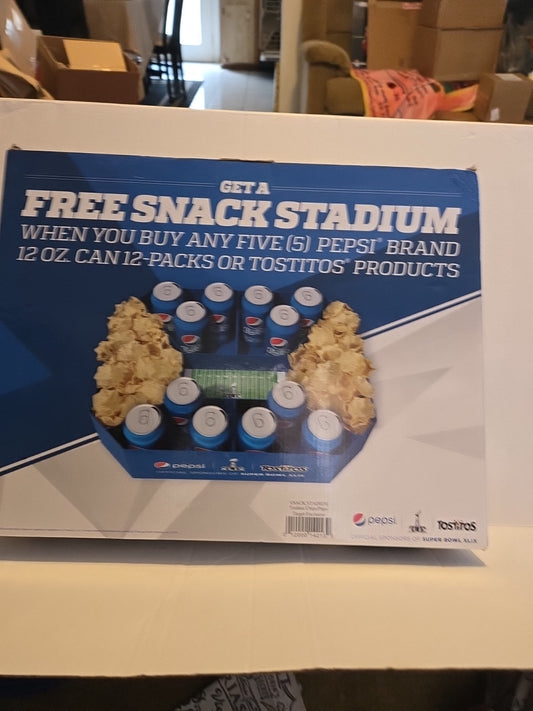 Super Bowl XLIX Pepsi Tostitos Snack Stadium Serving Tray