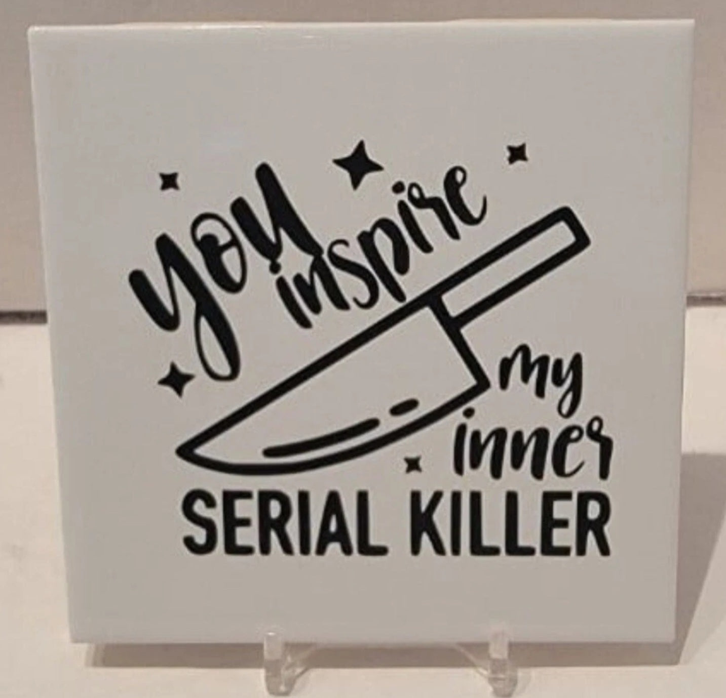 You Inspire Ceramic Tile Coaster