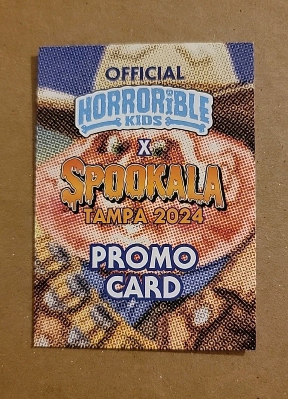 Horrorible Kids Ghoulish Goggins 2024 Spookala Tampa Mark Pingitore Card