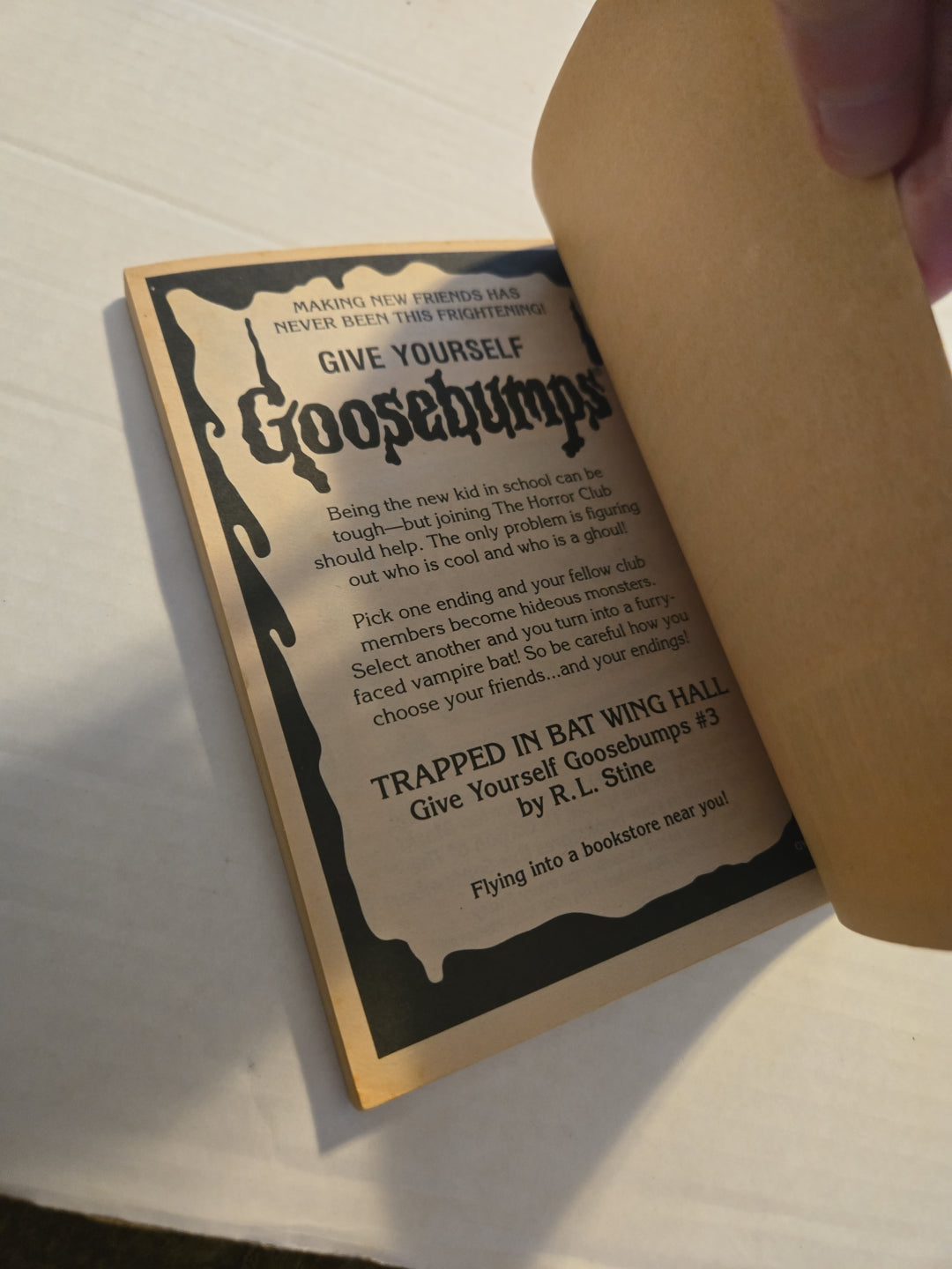 Goosebumps #37 The Headless Ghost Paperback Book 1995