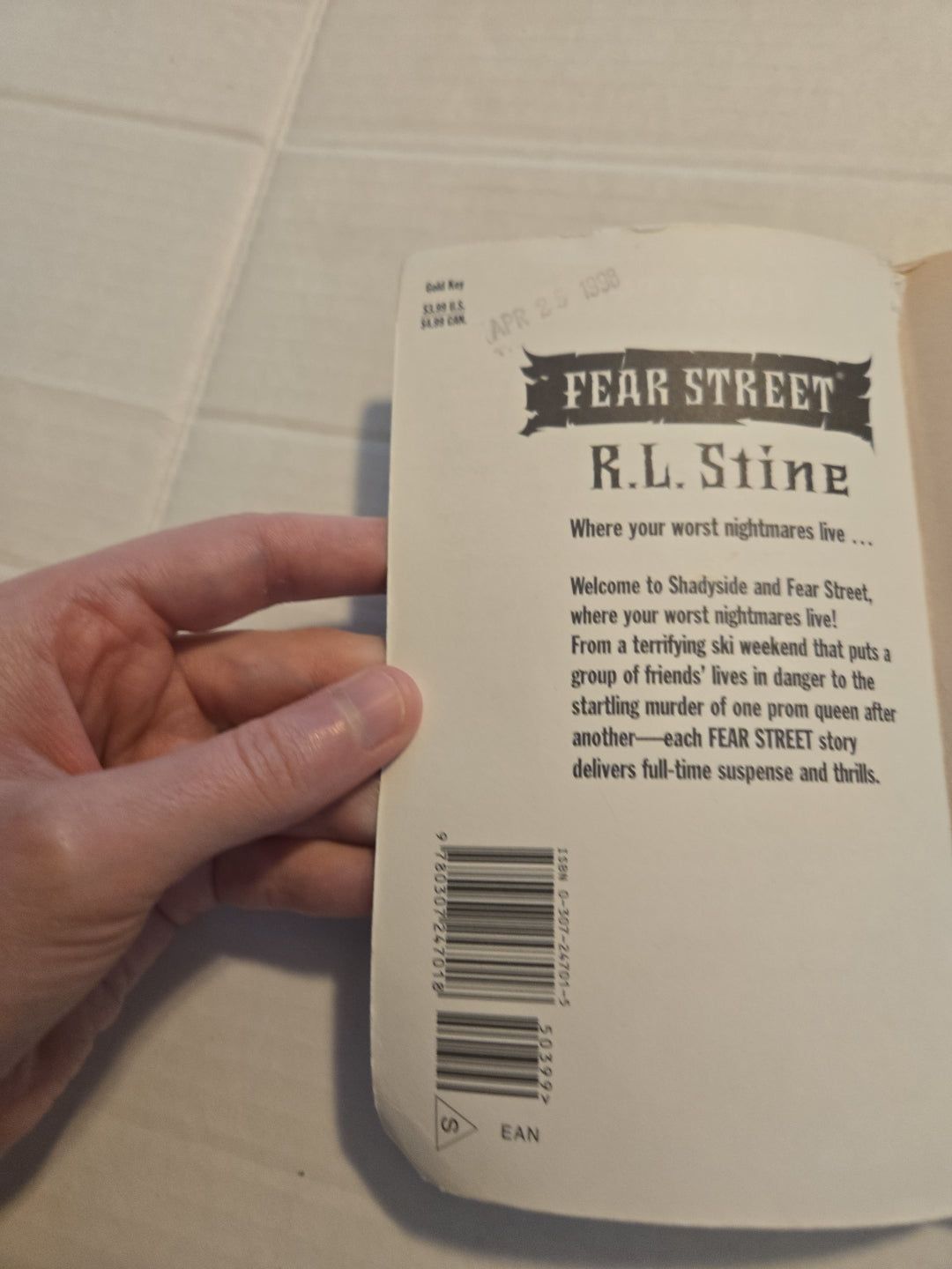 Fear Street #2 Camp Out 1998 Paperback Book