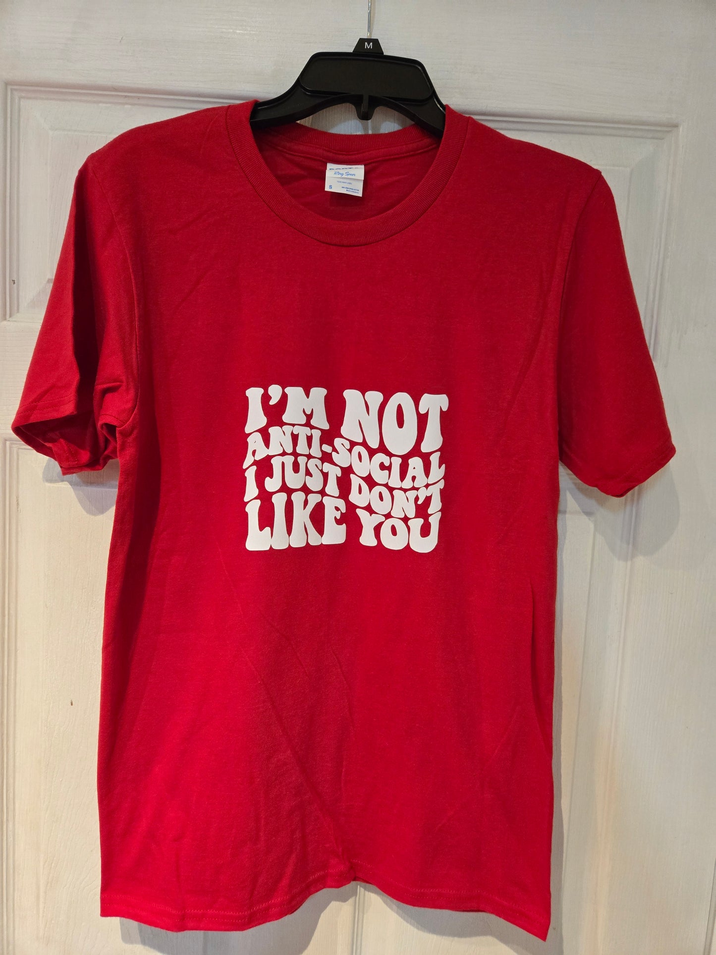 Anti-Social T-Shirt Men's Size Small