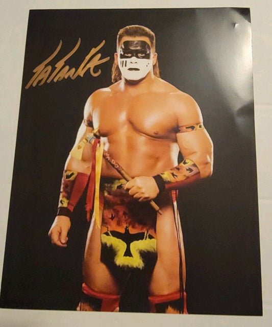 Tatanka Autographed Photo With COA
