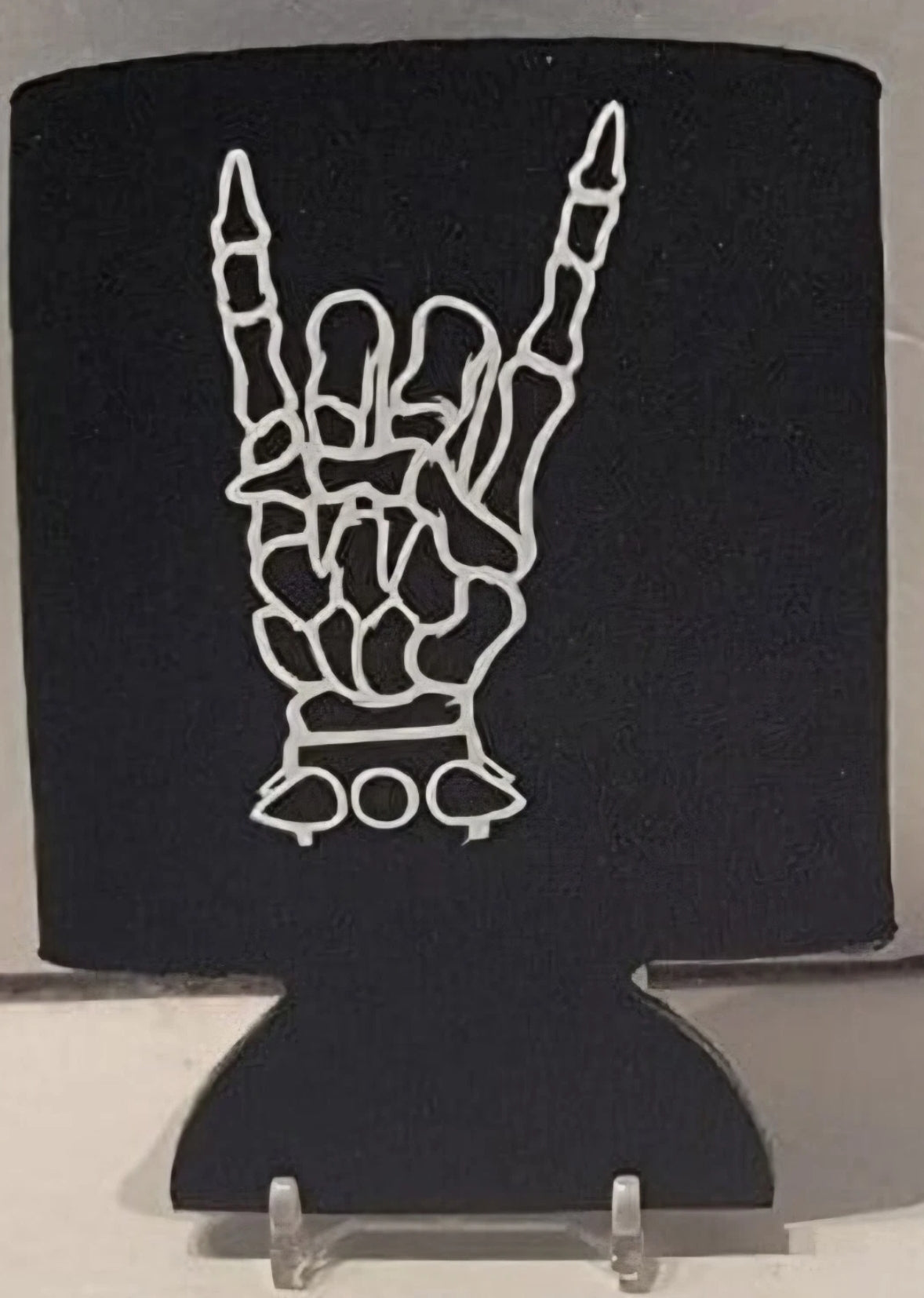 Skeleton Rock Hand With Spikes Cozie