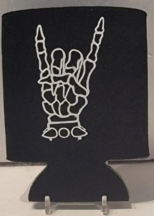 Skeleton Rock Hand With Spikes Cozie