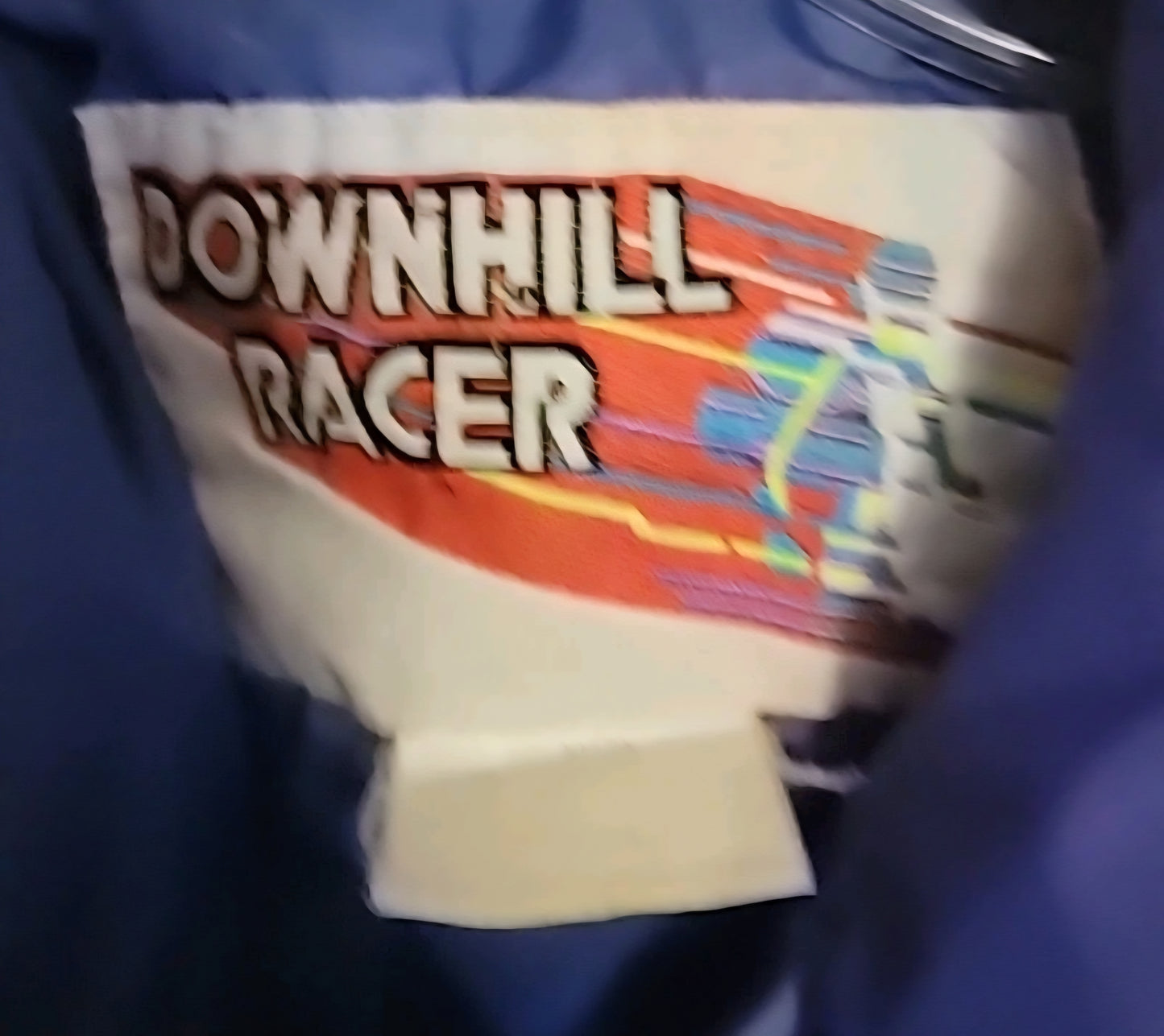 Vintage Downhill Racer Down Purple Snow Ski Jacket Size Small