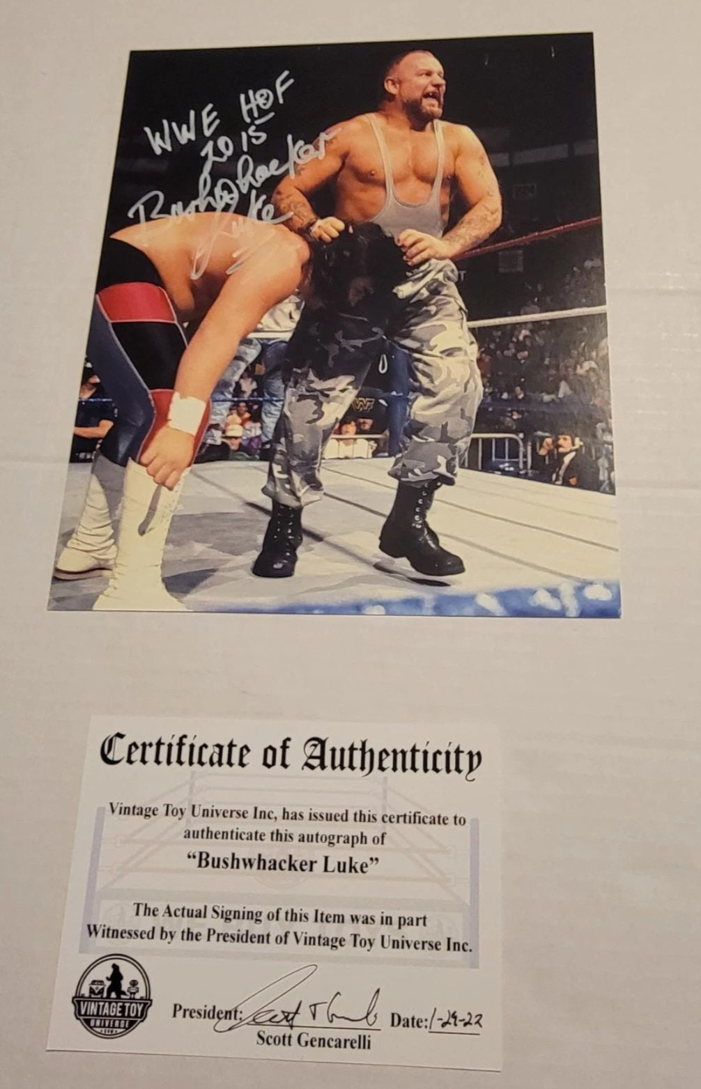 Bushwhacker Luke Camo Autographed Photo with COA