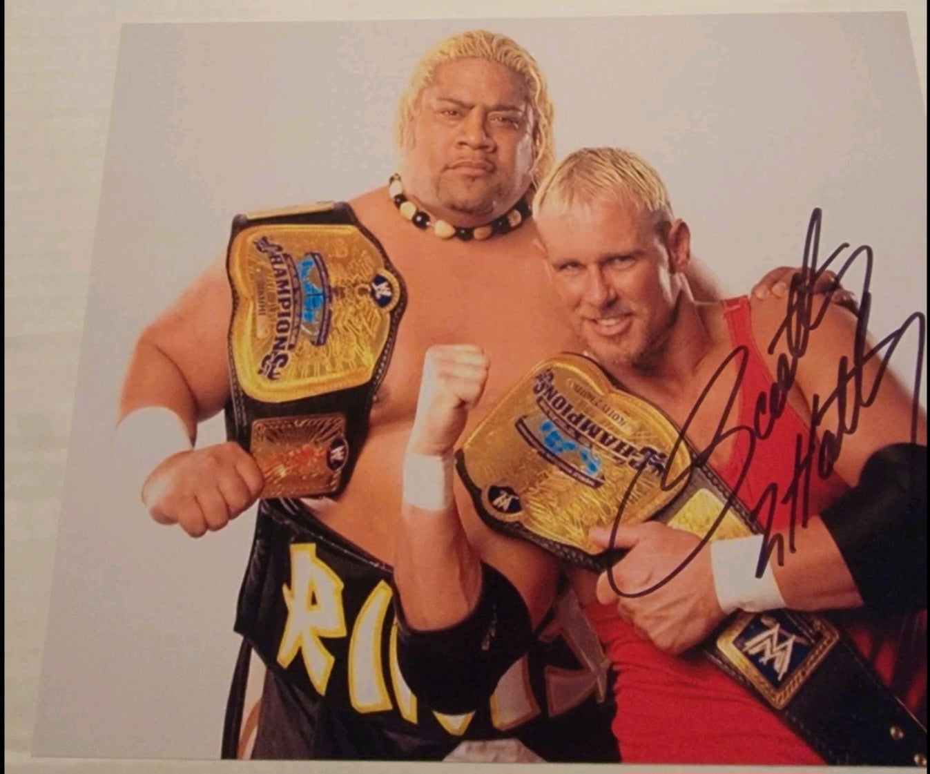 Scotty 2 Hotty And Rikishi Autographed Scotty Photo with COA