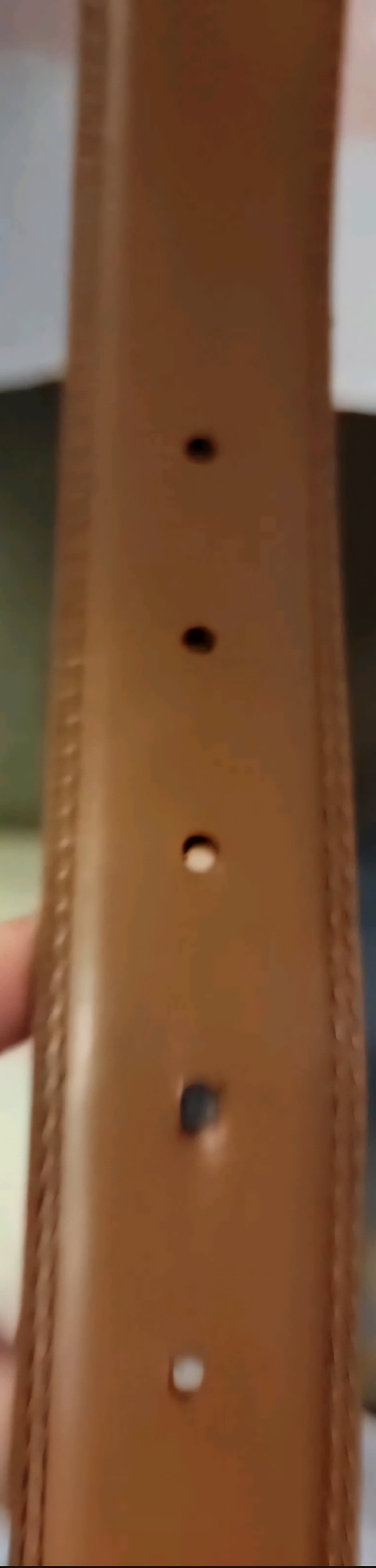 Izod Men's Genuine Leather Belt Size 40 Brown