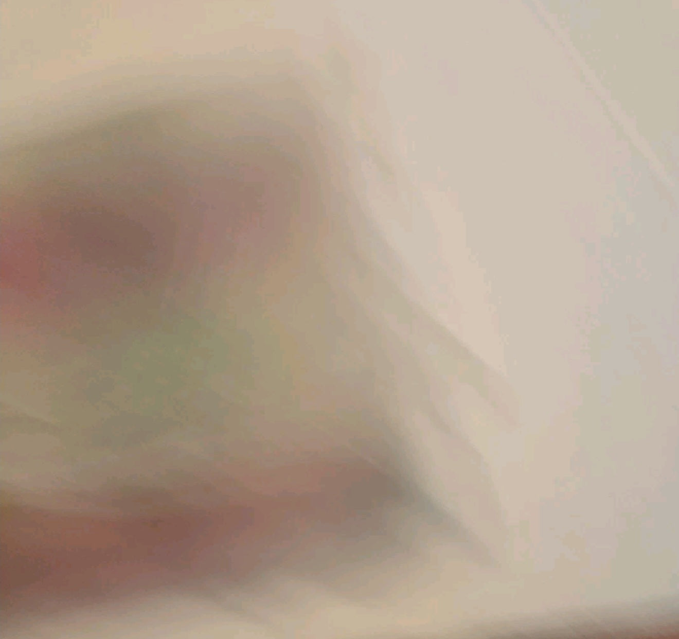 Vintage Ladies Sheer Scarf Pale Pink And Green Striped 25.5x26