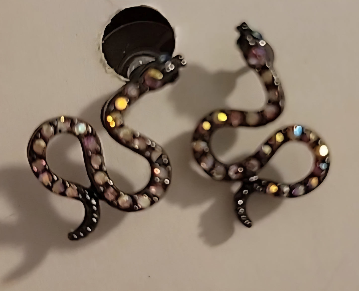 Betsey Johnson Snake Earrings