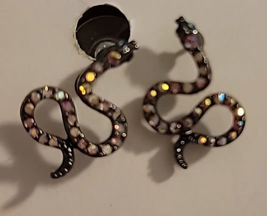 Betsey Johnson Snake Earrings