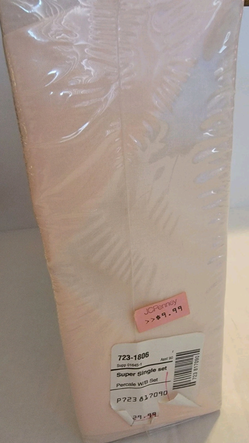 Trevira Supertwin Percale Waterbed Sheets 48x84