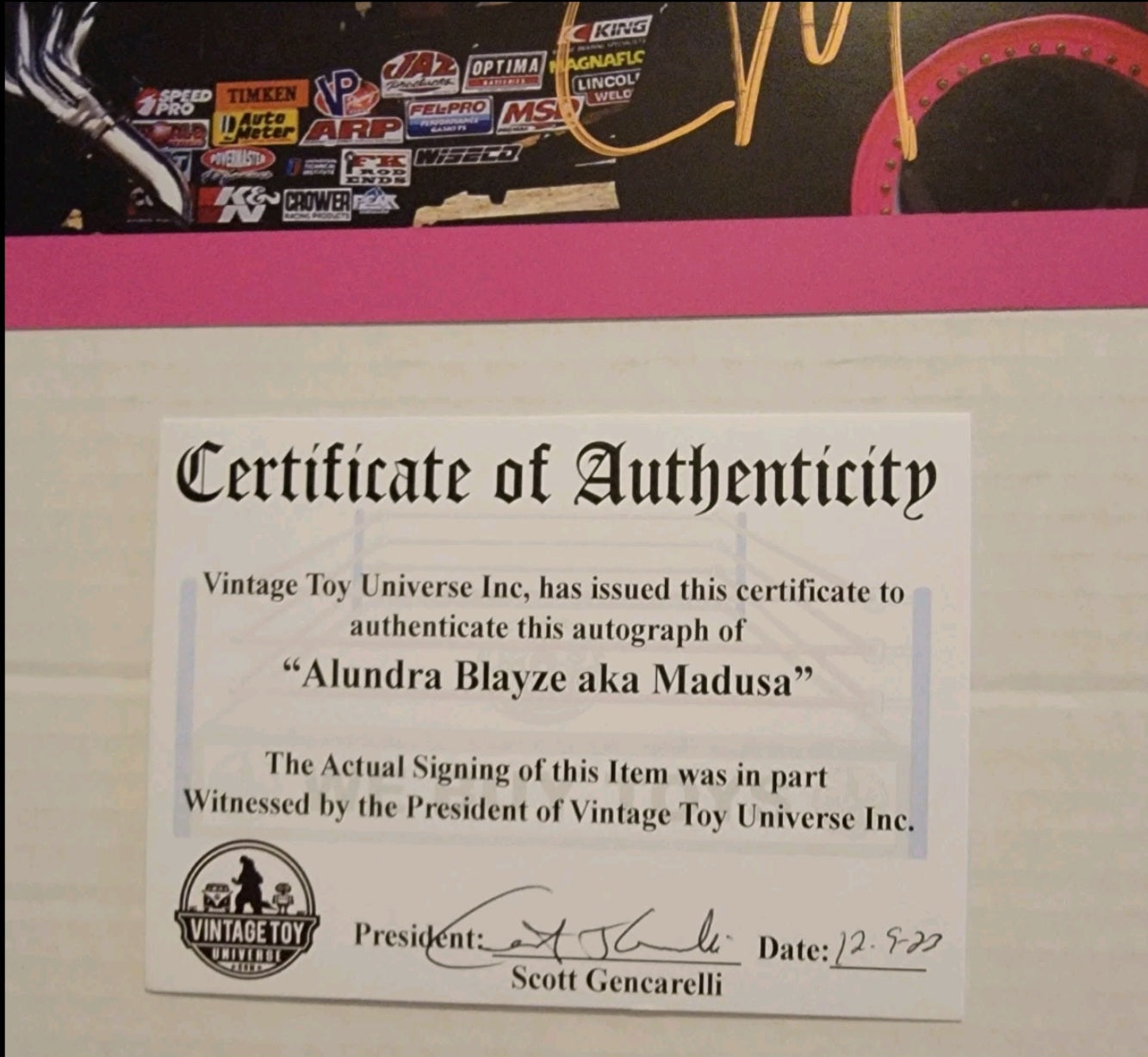 Madusa Autographed Photo with COA