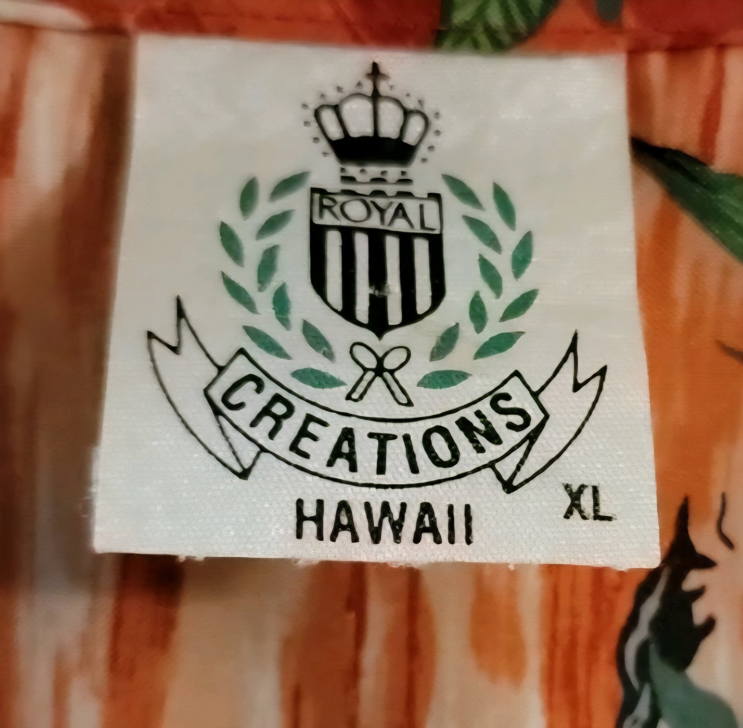 Royal Creations Floral Hibiscus Hawaiian Colorful Shirt Size XL