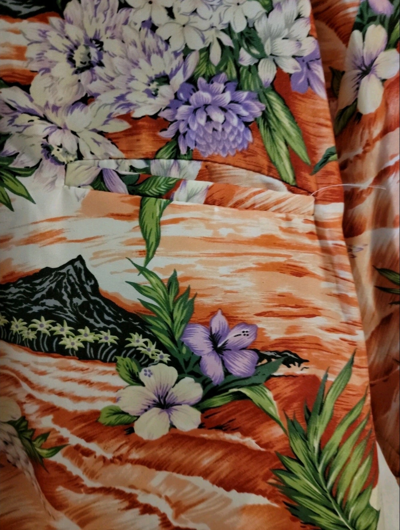 Royal Creations Floral Hibiscus Hawaiian Colorful Shirt Size XL