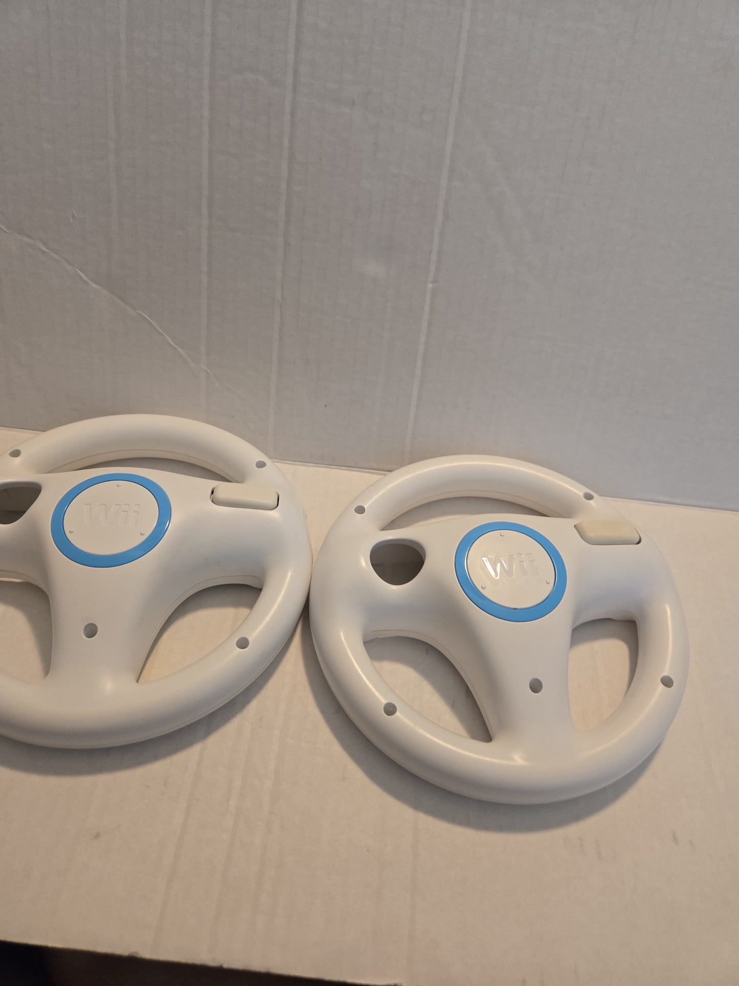 Pair Of Nintendo Wii Steering Wheel Controllers