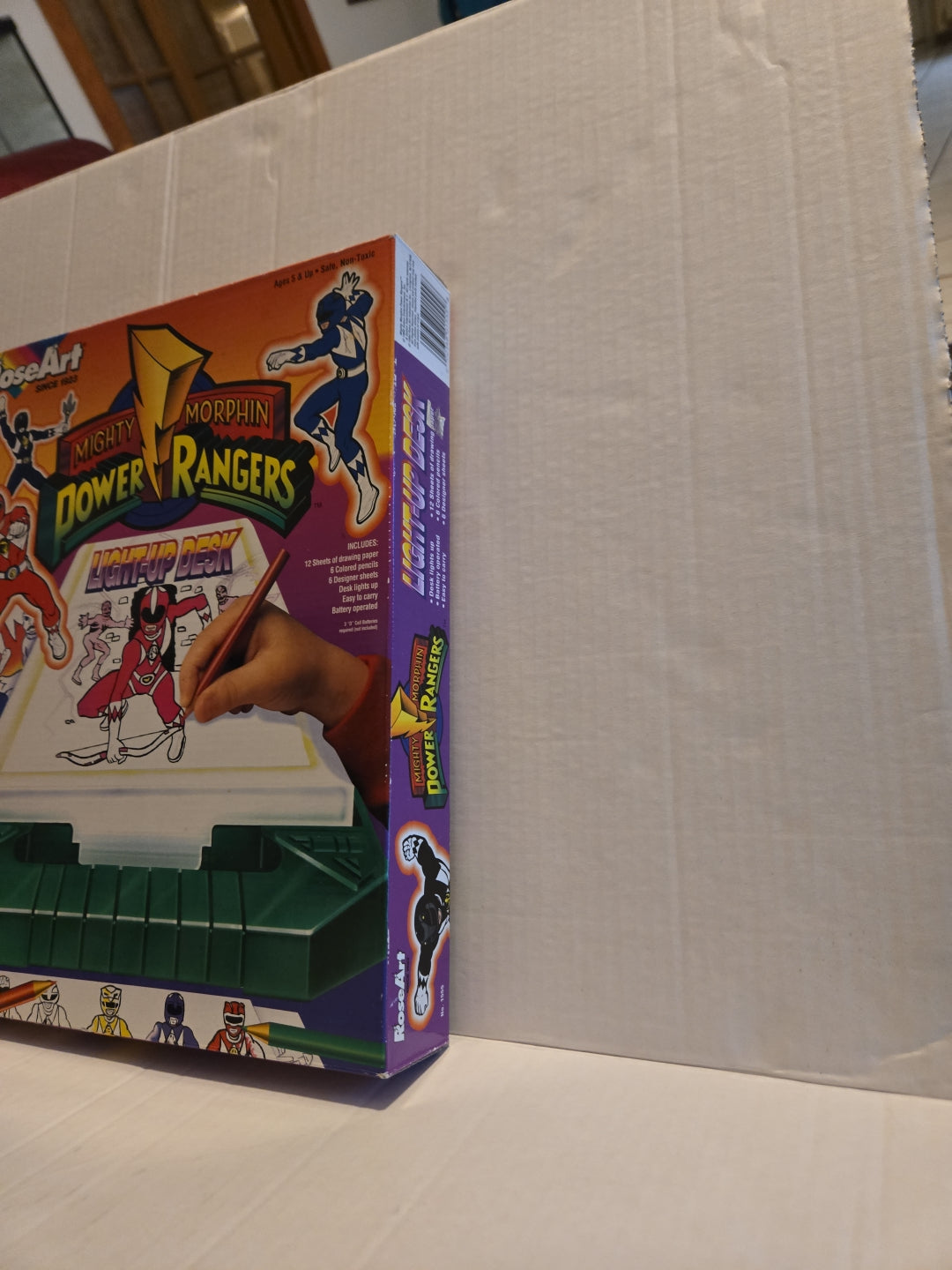 Mighty Morphin Power Rangers 1994 Light-Up Desk