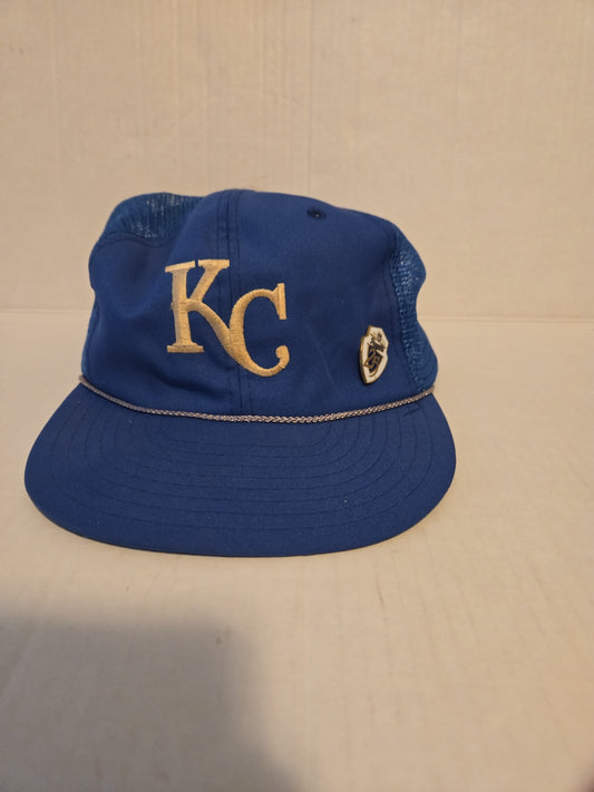 Vintage Kansas City Royals Hat Snapback Hat With 25th Anniversary Pin