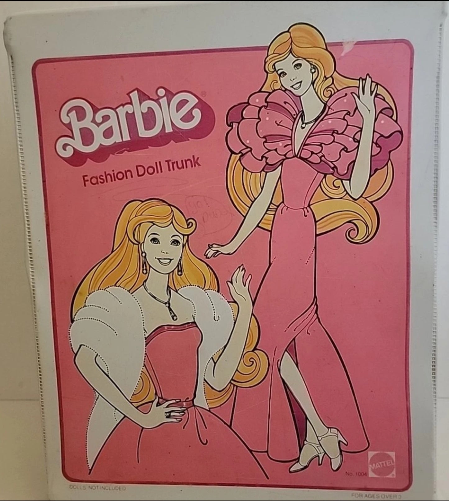 Vintage 1982 Barbie Mattel Fashion Doll Travel Case